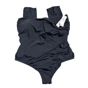 Jantzen Black One Piece Swimsuit Plus Size 22W‎ Tummy Control New with Tags